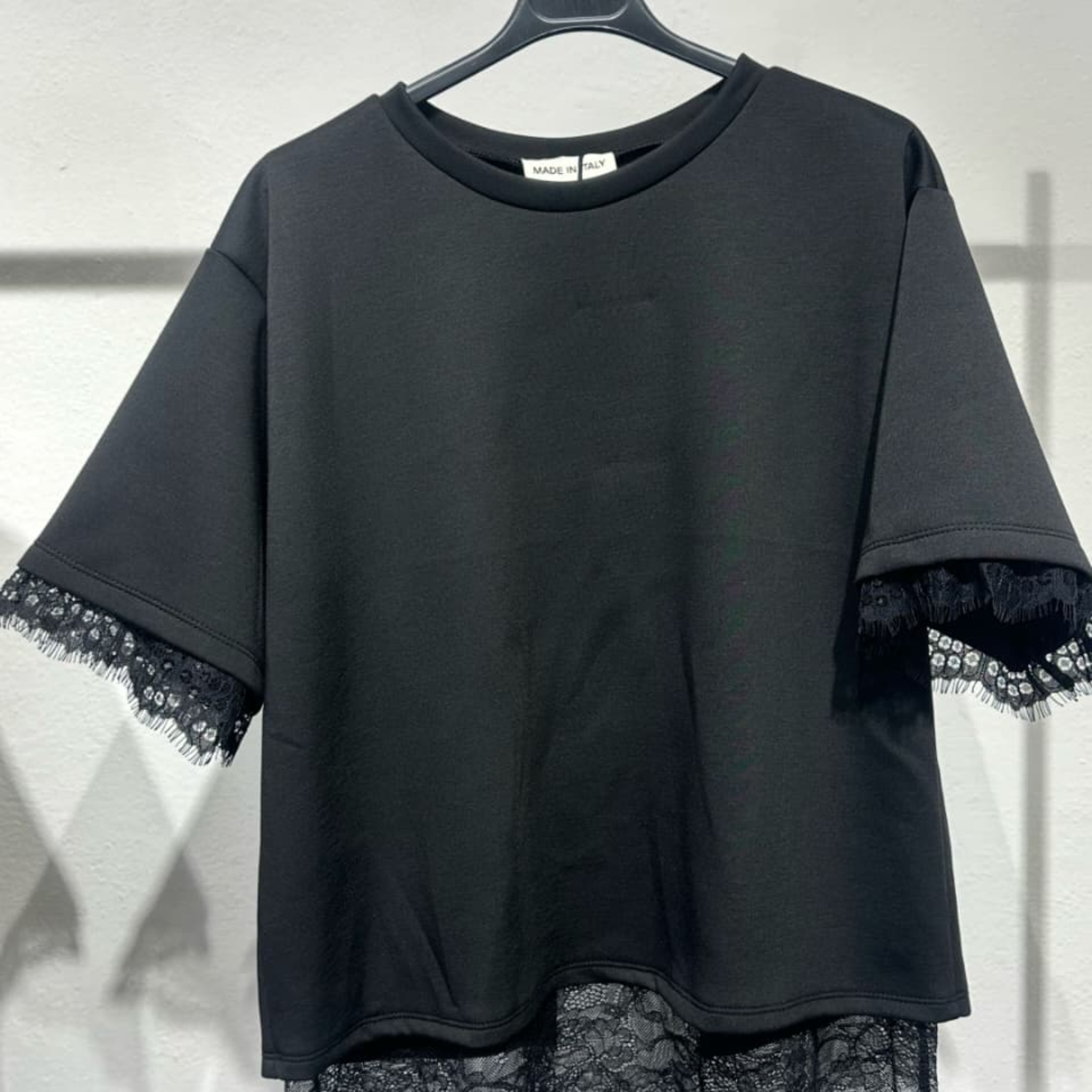 Lace Detail Layered Top