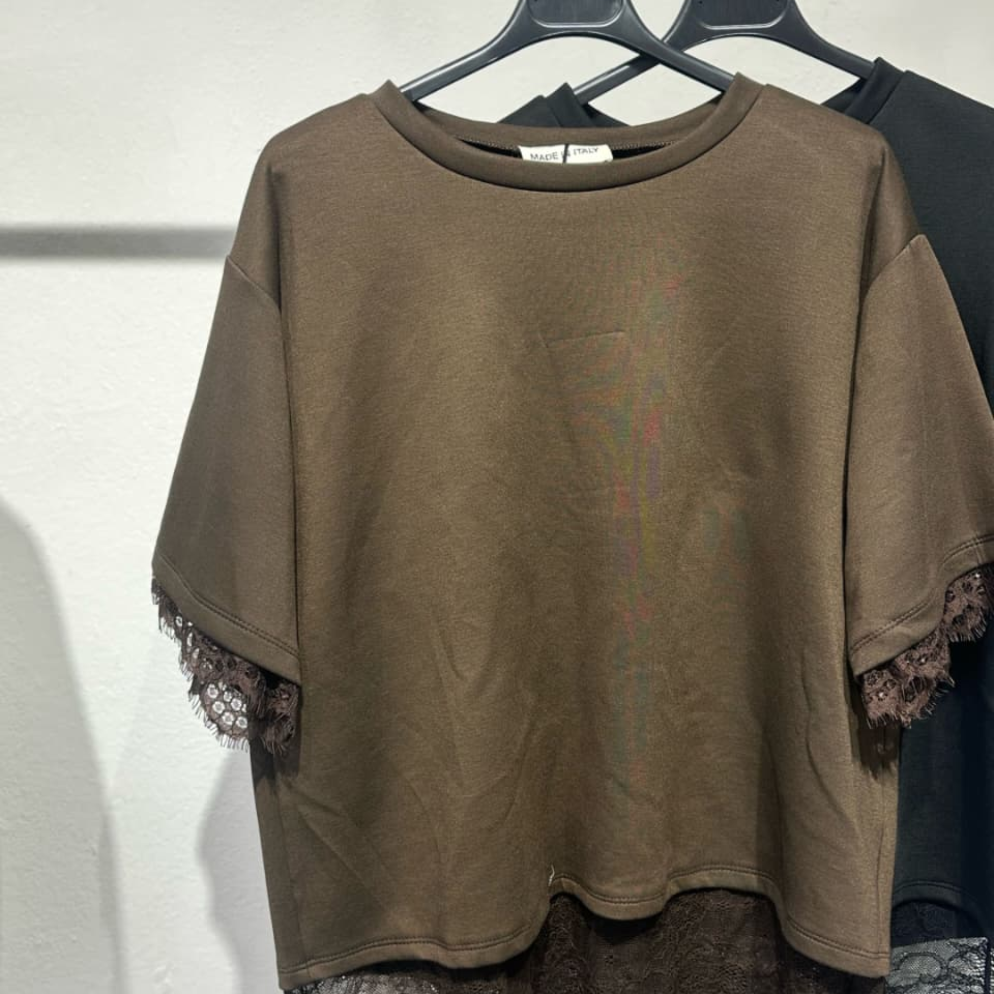 Lace Detail Layered Top