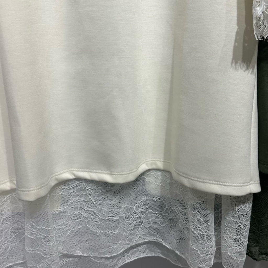 Lace Detail Layered Top