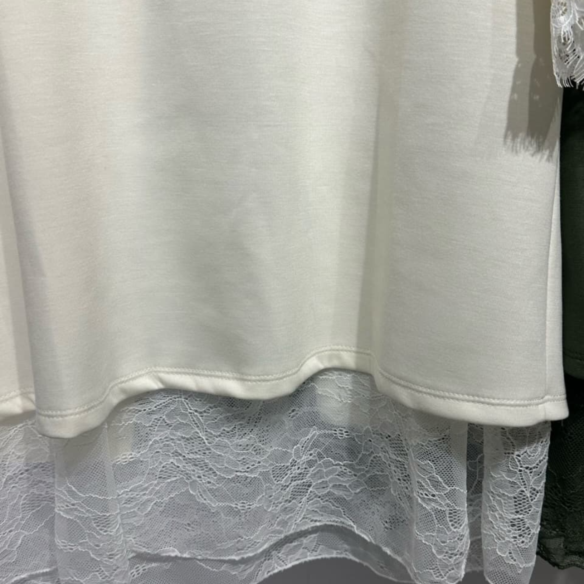 Lace Detail Layered Top