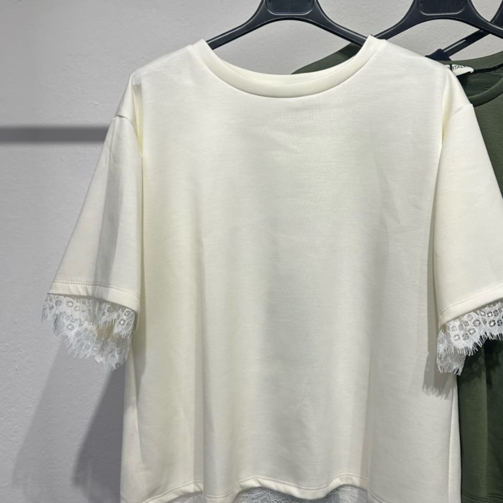 Lace Detail Layered Top
