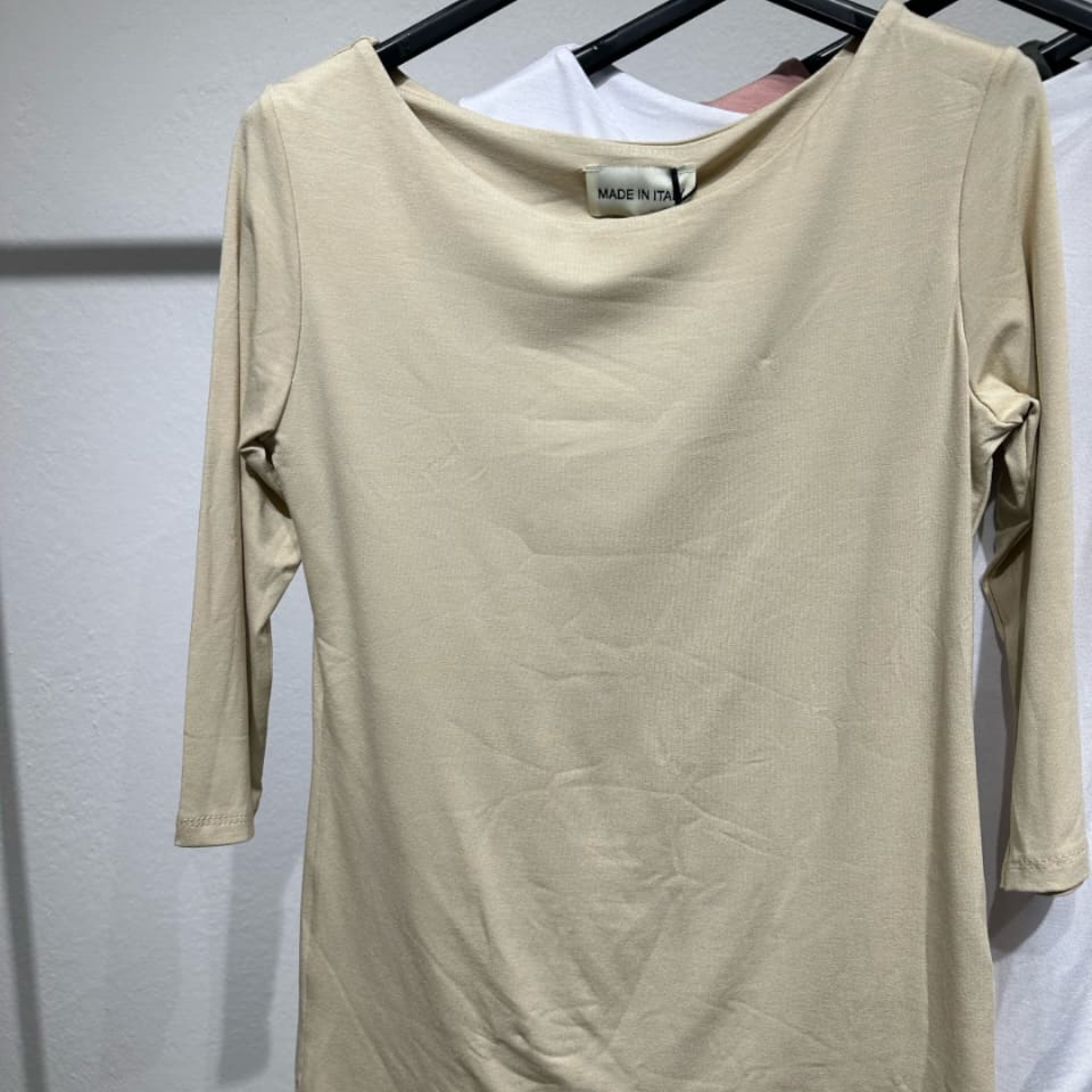 Viscose Blend Long Sleeve Top