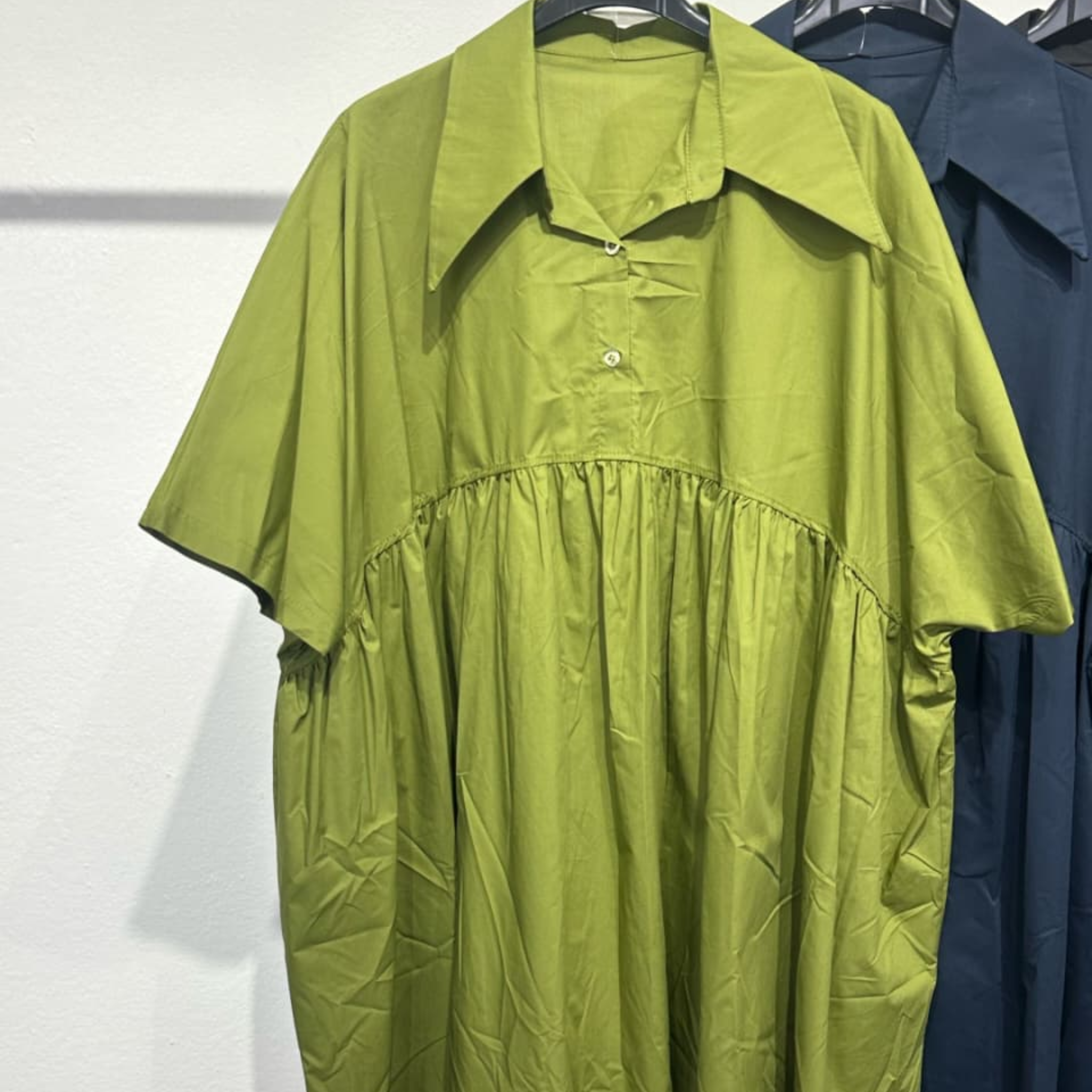 100% Cotton Oversized Shirt Dress