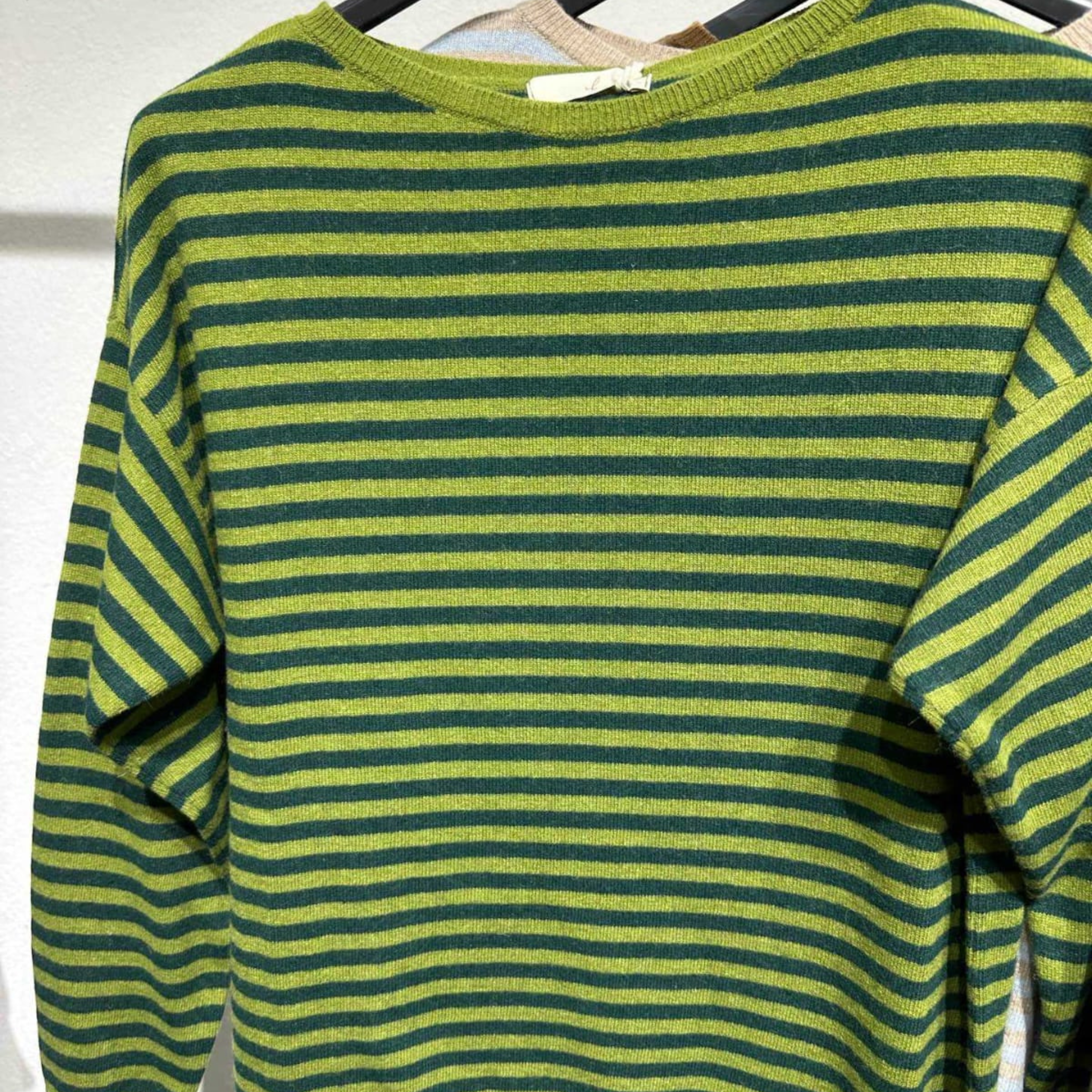 Cashmere Blend Striped Sweater