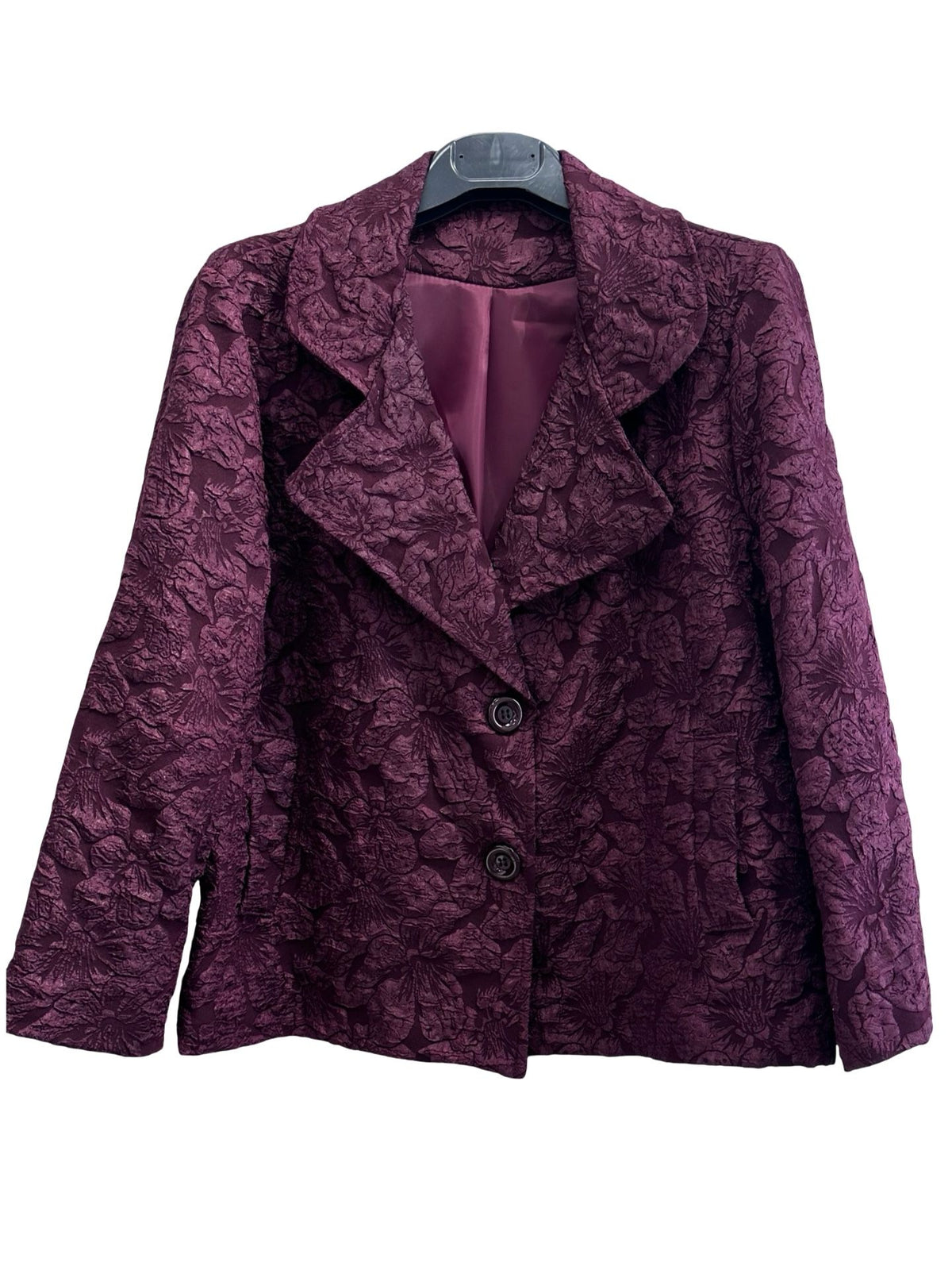 Elegant Textured Jacquard Blazer