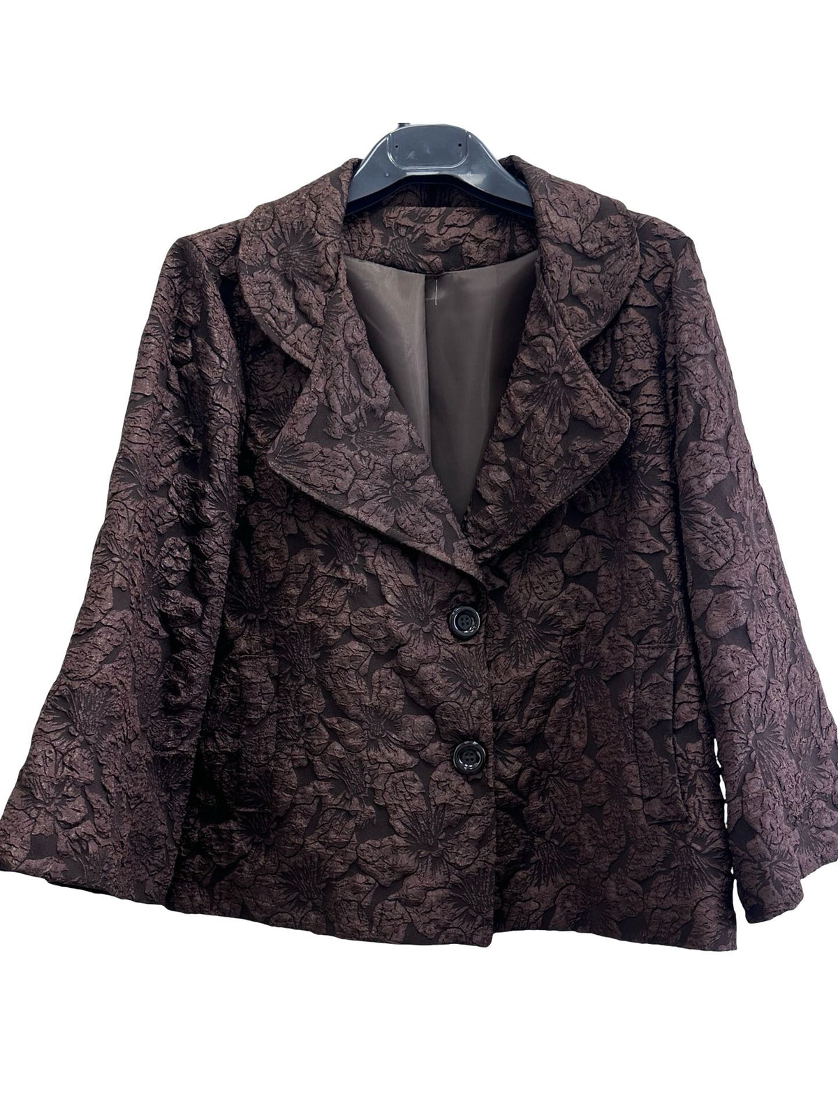 Elegant Textured Jacquard Blazer