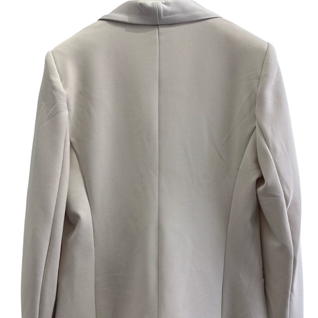 Satin Lapel Tailored Blazer