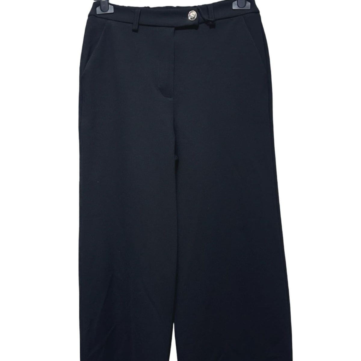 High-Waisted Wide Leg Trousers
