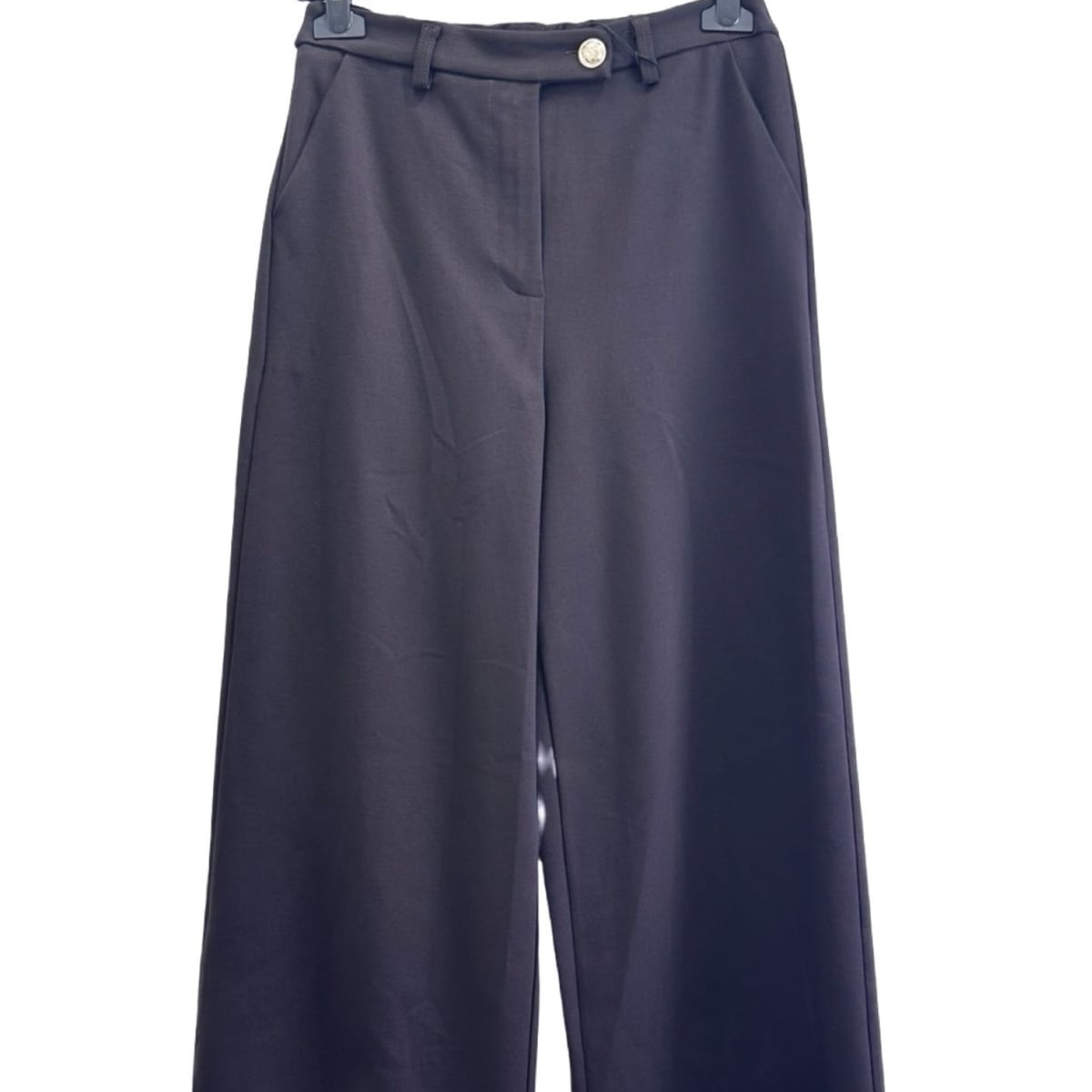 High-Waisted Wide Leg Trousers