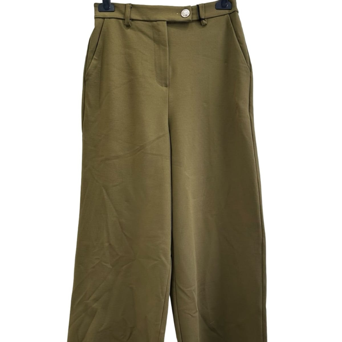 High-Waisted Wide Leg Trousers