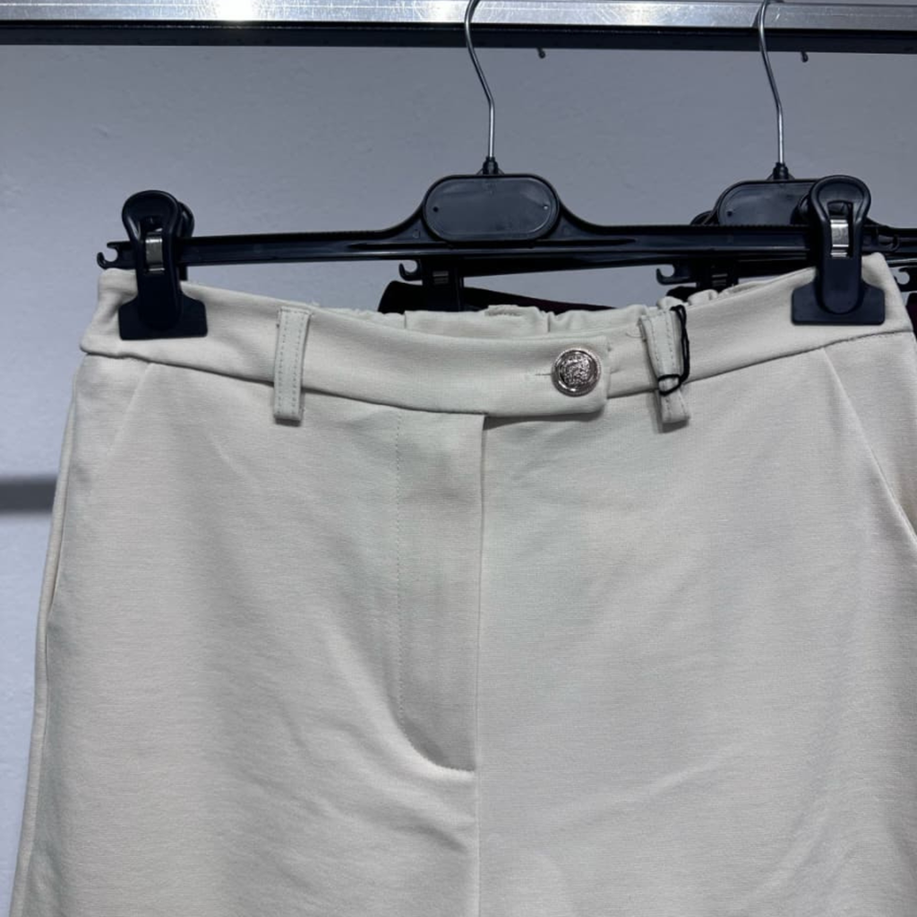 High-Waisted Wide Leg Trousers