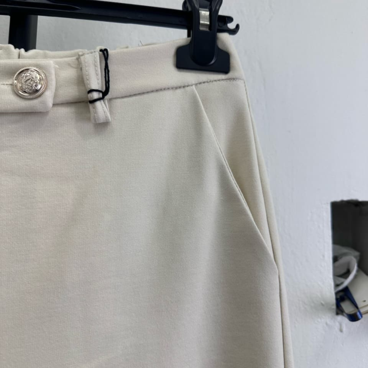 High-Waisted Wide Leg Trousers
