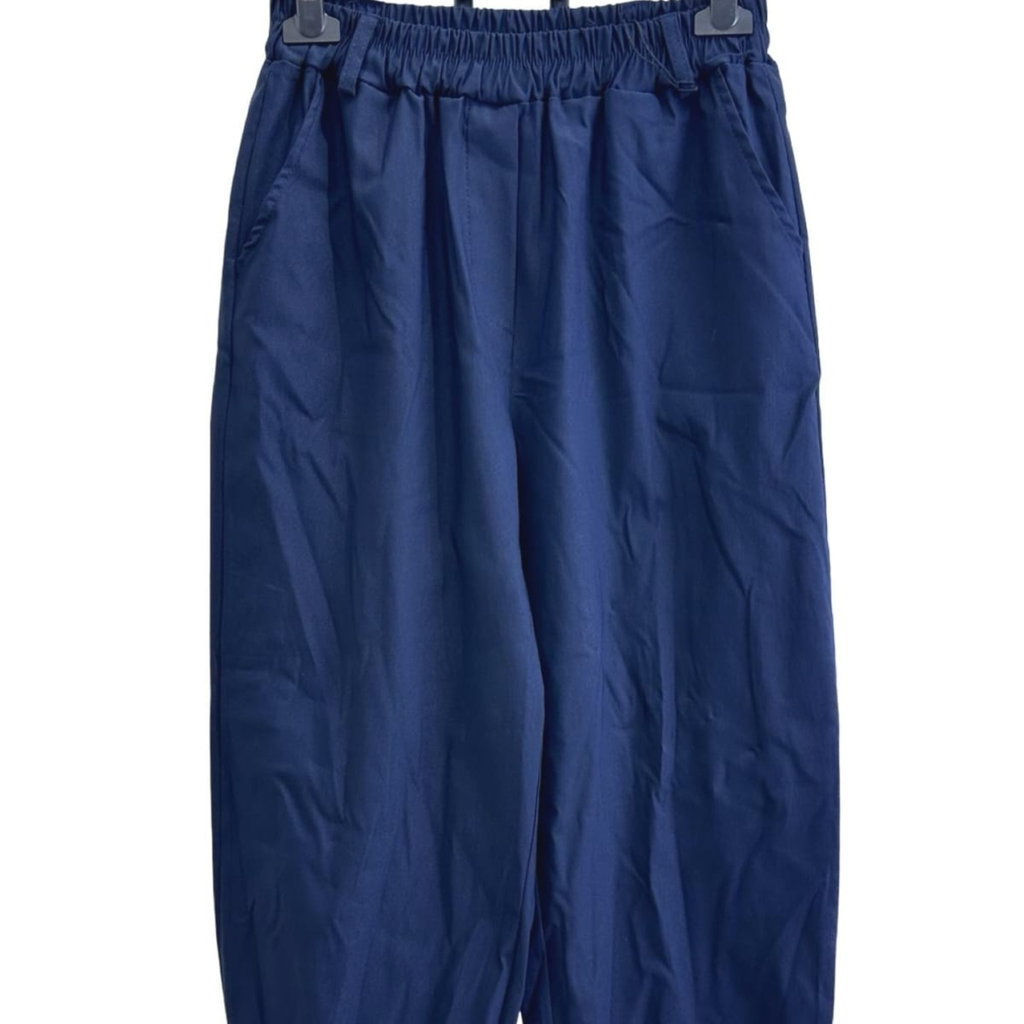 Relaxed Turn-Up Hem Trousers