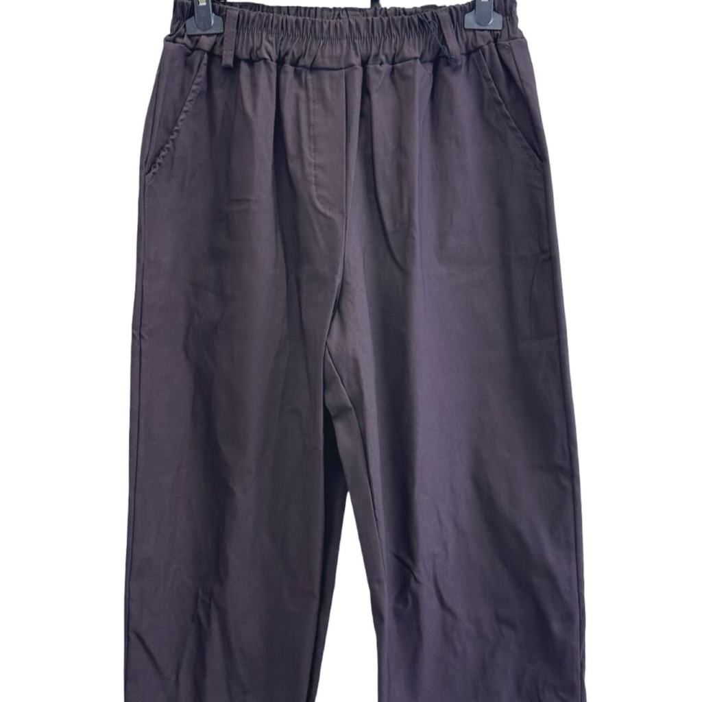 Relaxed Turn-Up Hem Trousers