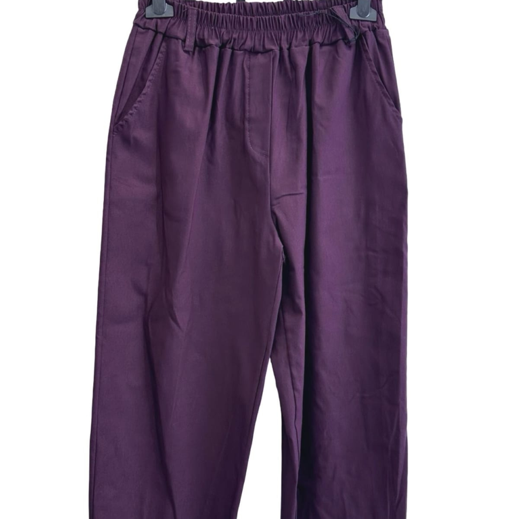Relaxed Turn-Up Hem Trousers