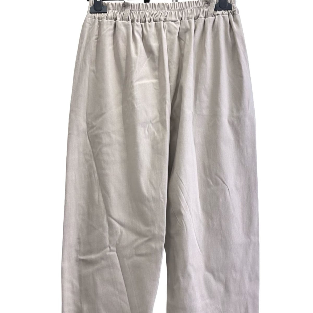 Relaxed Turn-Up Hem Trousers