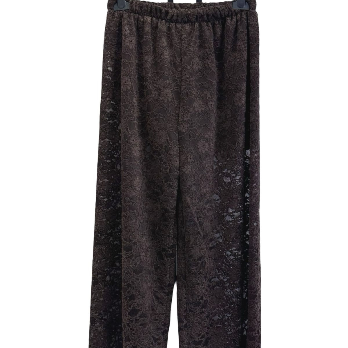 Floral Lace Wide Leg Trousers