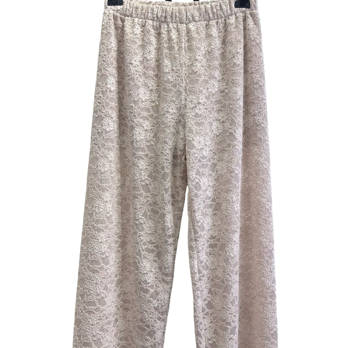 Floral Lace Wide Leg Trousers