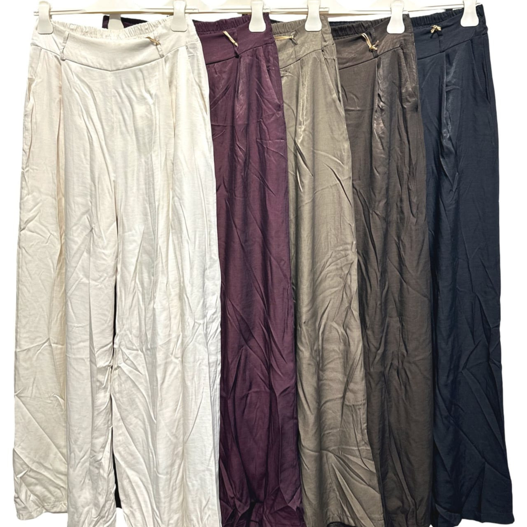 Fluid Wide Leg Trousers