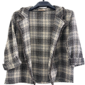 Textured Check Blazer
