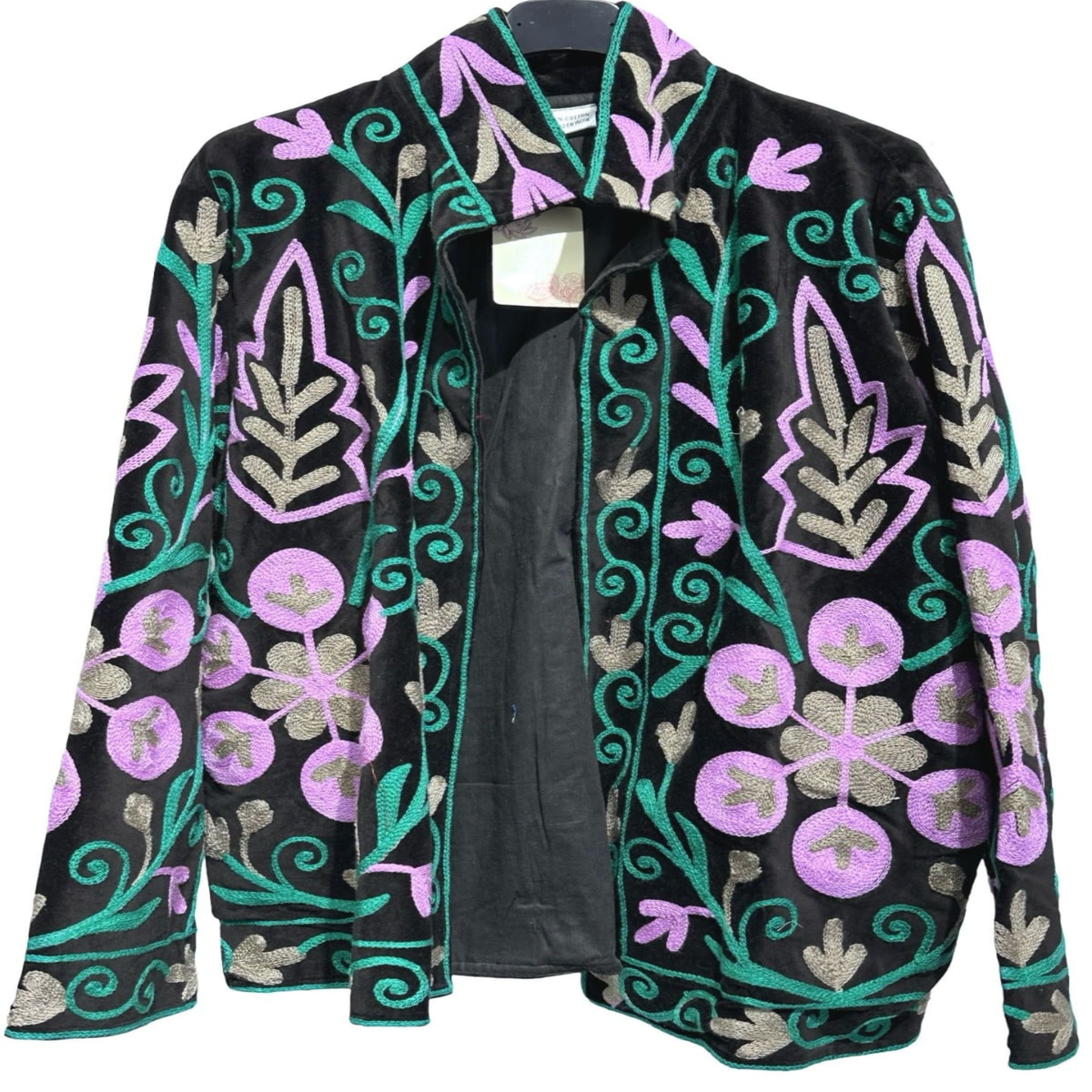 Embroidered Cotton Statement Jacket