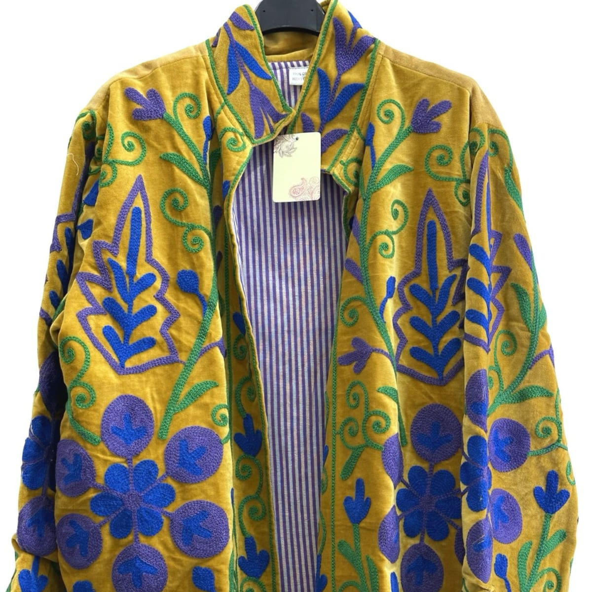 Embroidered Cotton Statement Jacket