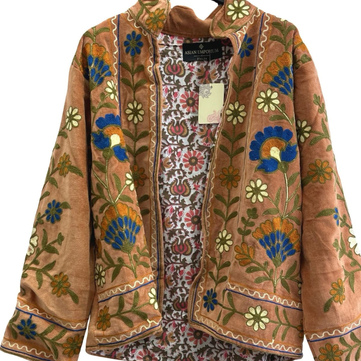 Embroidered Cotton Statement Jacket