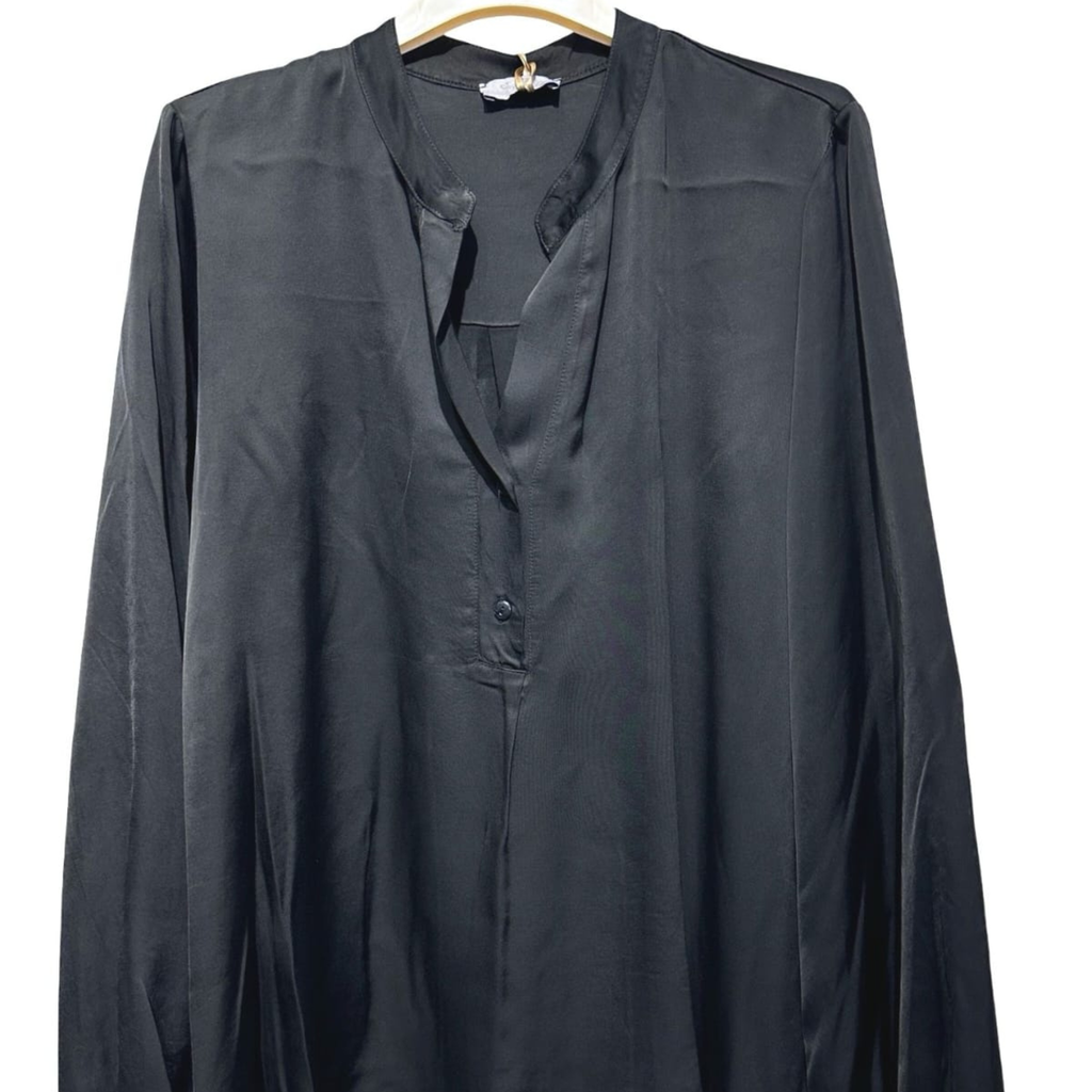 Satin-Effect Oriental Bomber Jacket
