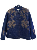 Embroidered Oriental Denim Jacket
