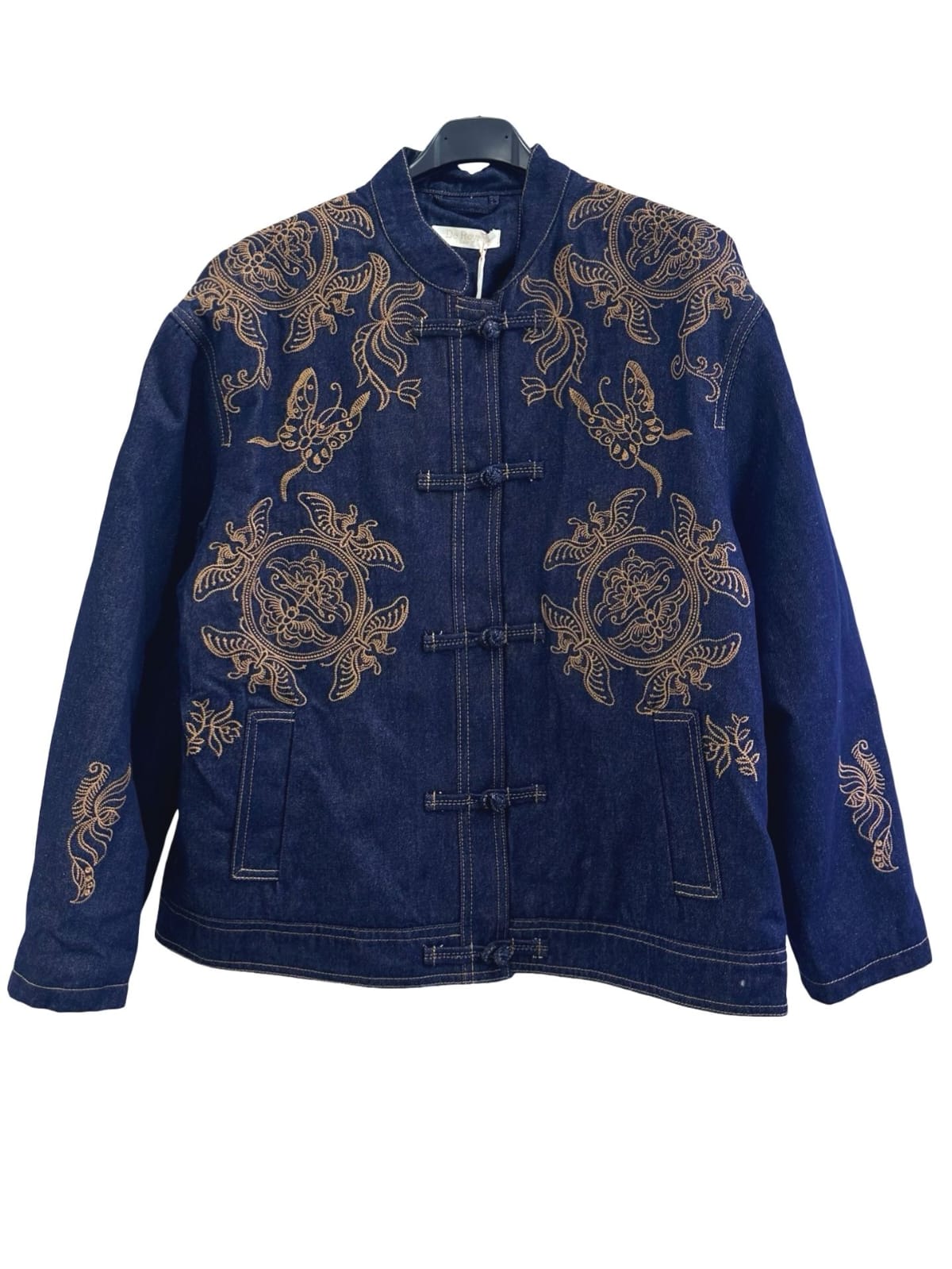 Embroidered Oriental Denim Jacket